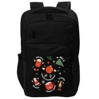 Christmas Behavior Therapist Aba Squad Behavior Analyst Impact Tech Backpack