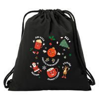 Christmas Behavior Therapist Aba Squad Behavior Analyst Drawstring Bag