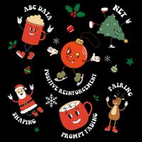 Christmas Behavior Therapist Aba Squad Behavior Analyst Drawstring Bag