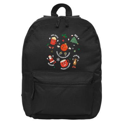 Christmas Behavior Therapist Aba Squad Behavior Analyst 16 in Basic Backpack