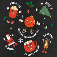 Christmas Behavior Therapist Aba Squad Behavior Analyst 25L Jumbo Tote