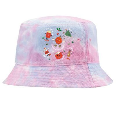 Christmas Behavior Therapist Aba Squad Behavior Analyst Tie-Dyed Bucket Hat