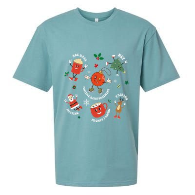 Christmas Behavior Therapist Aba Squad Behavior Analyst Sueded Cloud Jersey T-Shirt
