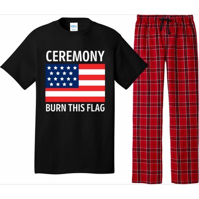 Ceremony Burn This Flag American Pajama Set