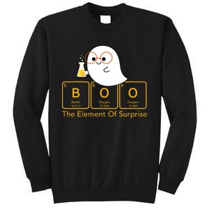 Chemistry Boo The Element Of Surprise Cute Chemist Halloween Sweatshirt