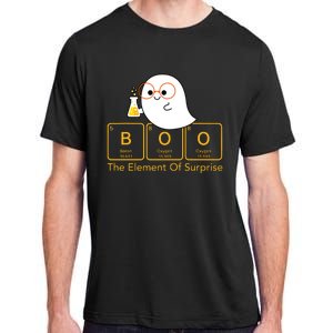 Chemistry Boo The Element Of Surprise Cute Chemist Halloween Adult ChromaSoft Performance T-Shirt