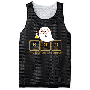 Chemistry Boo The Element Of Surprise Cute Chemist Halloween Mesh Reversible Basketball Jersey Tank