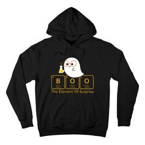 Chemistry Boo The Element Of Surprise Cute Chemist Halloween Tall Hoodie