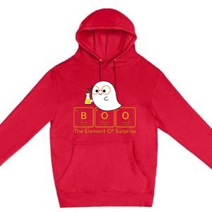 Chemistry Boo The Element Of Surprise Cute Chemist Halloween Premium Pullover Hoodie