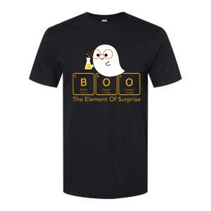 Chemistry Boo The Element Of Surprise Cute Chemist Halloween Softstyle CVC T-Shirt