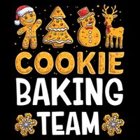 Cookie Baking Team Christmas Xmas Crew Gingerbread Meaningful Gift Cooling Performance Long Sleeve Crew