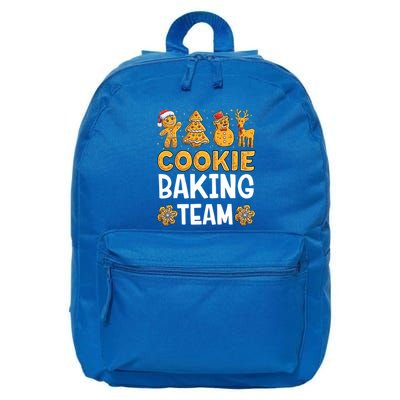 Cookie Baking Team Christmas Xmas Crew Gingerbread Meaningful Gift 16 in Basic Backpack