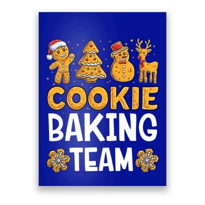 Cookie Baking Team Christmas Xmas Crew Gingerbread Meaningful Gift Poster