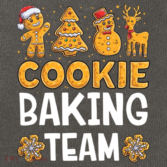 Cookie Baking Team Christmas Xmas Crew Gingerbread Meaningful Gift Cotton Canvas Backpack