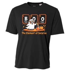 Chemistry Boo The Element Of Surprise Cute Chemist Halloween Cooling Performance Crew T-Shirt