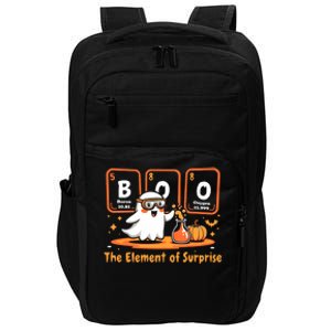 Chemistry Boo The Element Of Surprise Cute Chemist Halloween Impact Tech Backpack