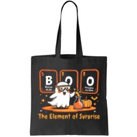 Chemistry Boo The Element Of Surprise Cute Chemist Halloween Tote Bag