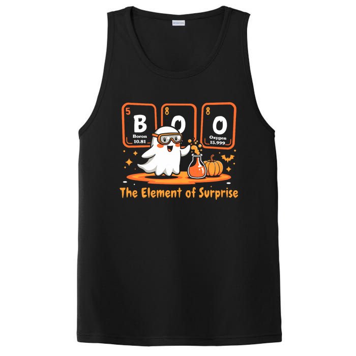 Chemistry Boo The Element Of Surprise Cute Chemist Halloween PosiCharge Competitor Tank