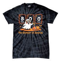 Chemistry Boo The Element Of Surprise Cute Chemist Halloween Tie-Dye T-Shirt