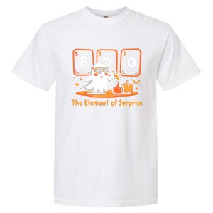 Chemistry Boo The Element Of Surprise Cute Chemist Halloween Garment-Dyed Heavyweight T-Shirt