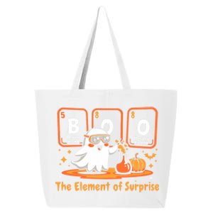 Chemistry Boo The Element Of Surprise Cute Chemist Halloween 25L Jumbo Tote