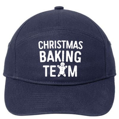 Christmas Baking Team Christmas Cookie Bakers 7-Panel Snapback Hat