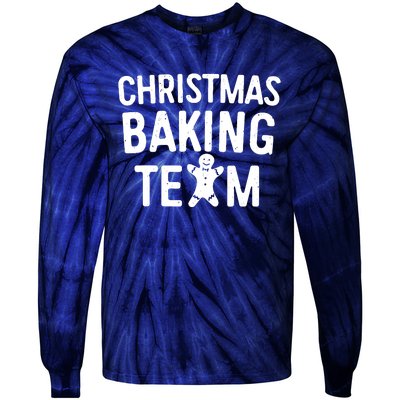 Christmas Baking Team Christmas Cookie Bakers Tie-Dye Long Sleeve Shirt