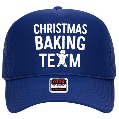 Christmas Baking Team Christmas Cookie Bakers High Crown Mesh Back Trucker Hat