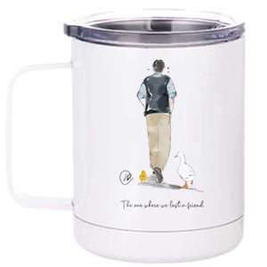 Chandler Bing The One We Lost A Friend Rip Rest In Peace 12 oz Stainless Steel Tumbler Cup