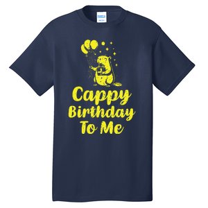 Cappy Birthday To Me Funny Capybara Capi Birthday Party Tall T-Shirt