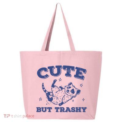 Cute But Trashy Vintage Retro 90s Possum 25L Jumbo Tote