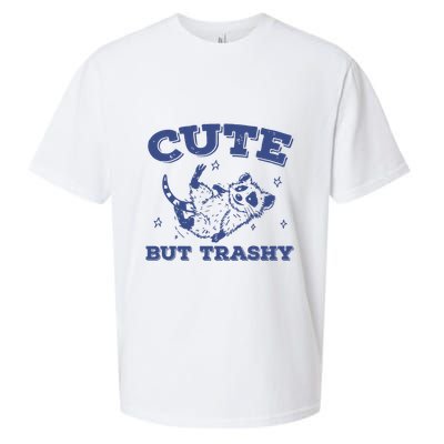 Cute But Trashy Vintage Retro 90s Possum Sueded Cloud Jersey T-Shirt