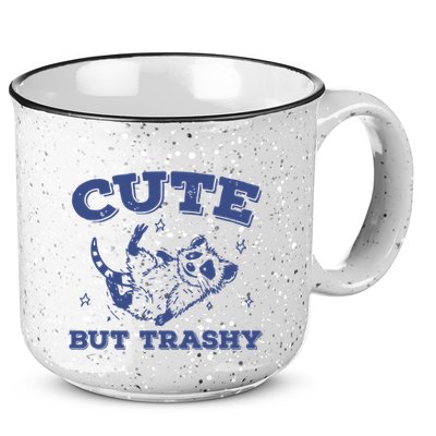 Cute But Trashy Vintage Retro 90s Possum 15oz Campfire Ceramic Mug