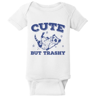 Cute But Trashy Vintage Retro 90s Possum Baby Bodysuit