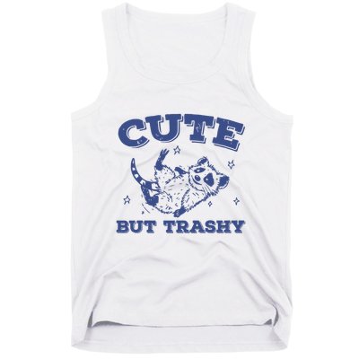 Cute But Trashy Vintage Retro 90s Possum Tank Top