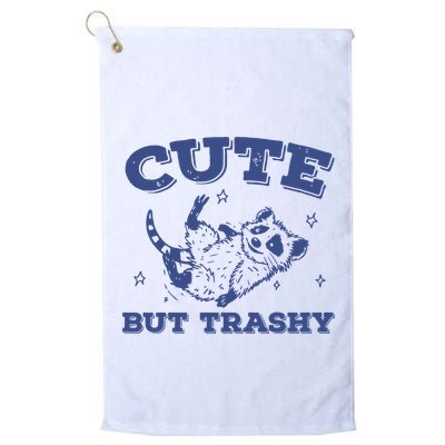 Cute But Trashy Vintage Retro 90s Possum Golf Towel