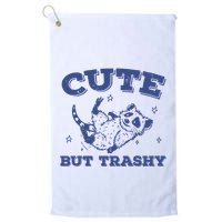 Cute But Trashy Vintage Retro 90s Possum Golf Towel