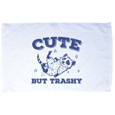 Cute But Trashy Vintage Retro 90s Possum Microfiber Hand Towel
