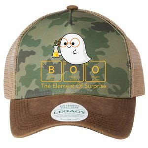 Chemistry Boo The Element Of Surprise Cute Chemist Halloween Legacy Tie Dye Trucker Hat