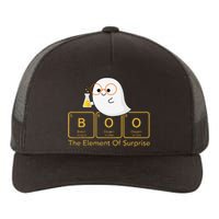 Chemistry Boo The Element Of Surprise Cute Chemist Halloween Yupoong Adult 5-Panel Trucker Hat