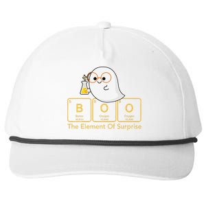 Chemistry Boo The Element Of Surprise Cute Chemist Halloween Snapback Five-Panel Rope Hat