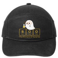 Chemistry Boo The Element Of Surprise Cute Chemist Halloween 7-Panel Snapback Hat