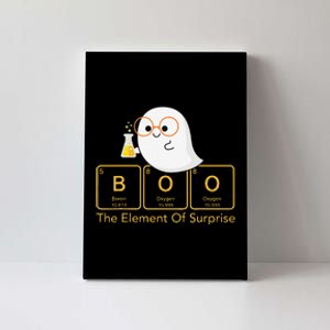 Chemistry Boo The Element Of Surprise Cute Chemist Halloween Canvas