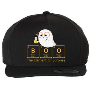 Chemistry Boo The Element Of Surprise Cute Chemist Halloween Wool Snapback Cap