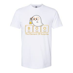 Chemistry Boo The Element Of Surprise Cute Chemist Halloween Softstyle CVC T-Shirt