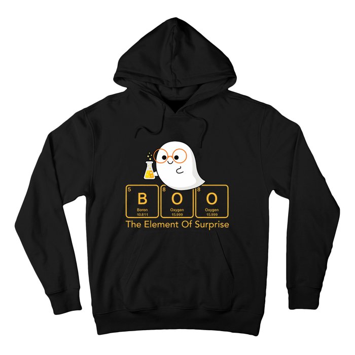 Chemistry Boo The Element Of Surprise Cute Chemist Halloween Hoodie