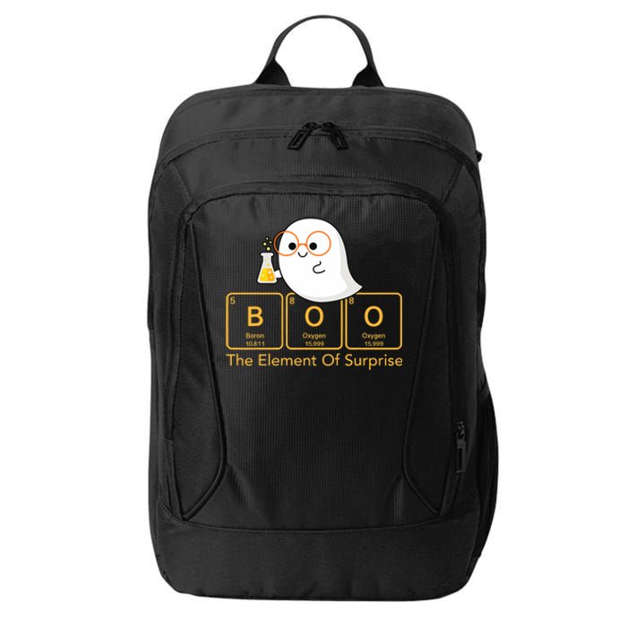 Chemistry Boo The Element Of Surprise Cute Chemist Halloween City Backpack