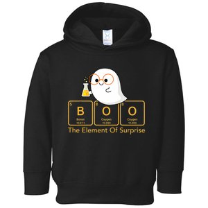 Chemistry Boo The Element Of Surprise Cute Chemist Halloween Toddler Hoodie