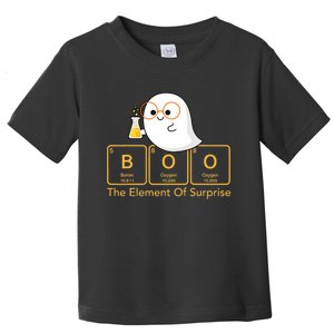 Chemistry Boo The Element Of Surprise Cute Chemist Halloween Toddler T-Shirt