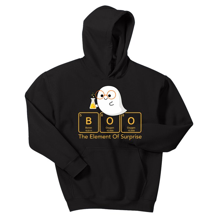 Chemistry Boo The Element Of Surprise Cute Chemist Halloween Kids Hoodie